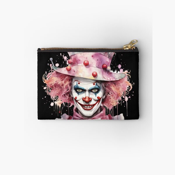 Item preview, No Trick Just Treats Watercolor Clown designed and sold by Sunmoonlove.