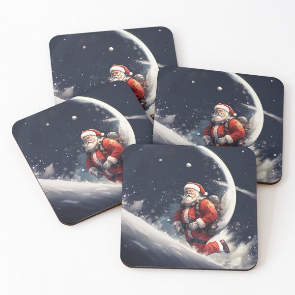 Item preview, Vintage Retro Santa Claus in Space designed and sold by CardsandCanvas.