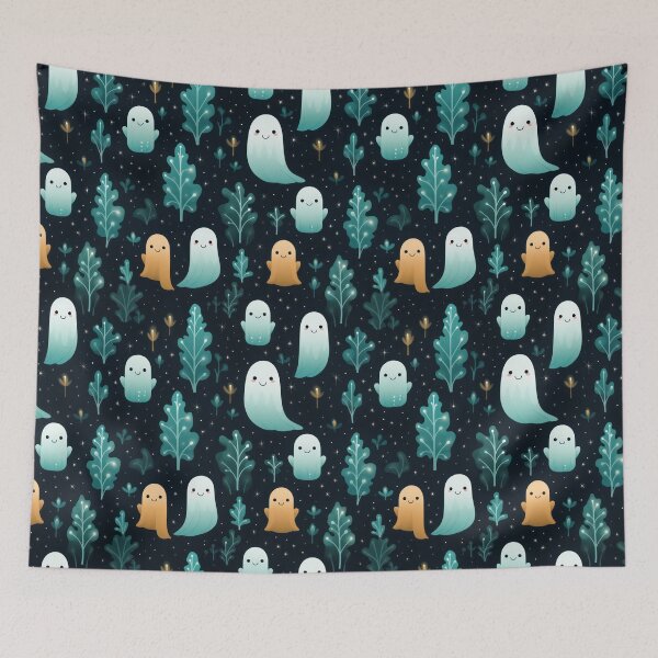 Item preview, Ethereal Echoes: Boo-tiful Ghosts Pattern designed and sold by KaleidoKiosk.