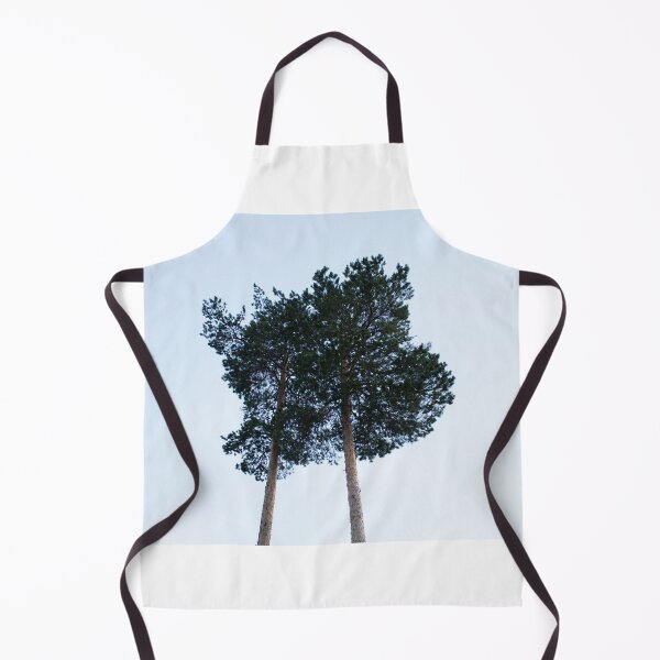 Item preview, Pine trees in the forest on blue sky background. Nature. designed and sold by LiubovAvdeeva.