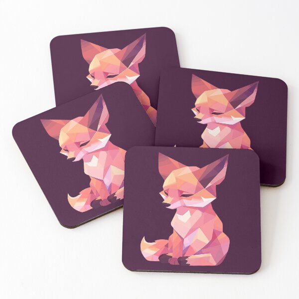Item preview, Cute Lowpoly Sad Fox designed and sold by SweetClicks123.