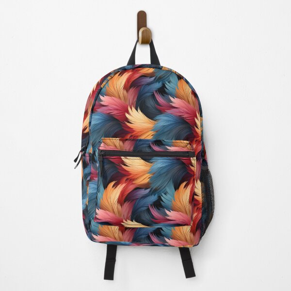 Item preview, Multicolored feathers tile pattern designed and sold by Diala1984.