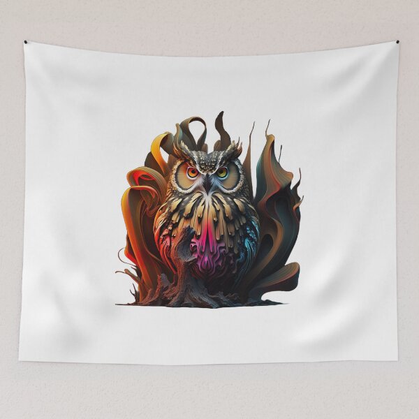 Item preview, Majestic Owl - Embrace the Enigmatic Power designed and sold by redtrendy.