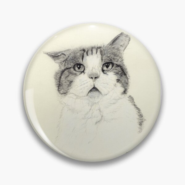 Item preview, Grumpykins The Cat designed and sold by DrawnBesidesMe.