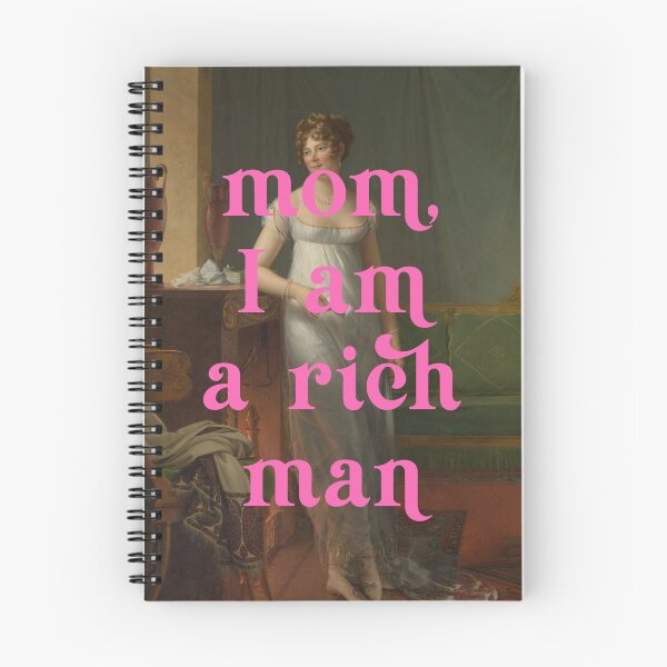 Item preview, Mom, I am a Rich Man Quirky Renaissance Painting designed and sold by SaratoninPrints.