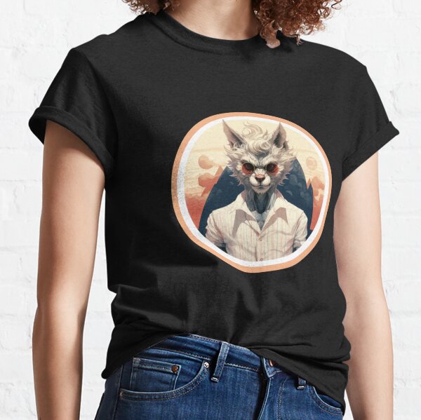 BUSINESS WOLF IN SUNGLASSES RETRO 1 Classic T-Shirt