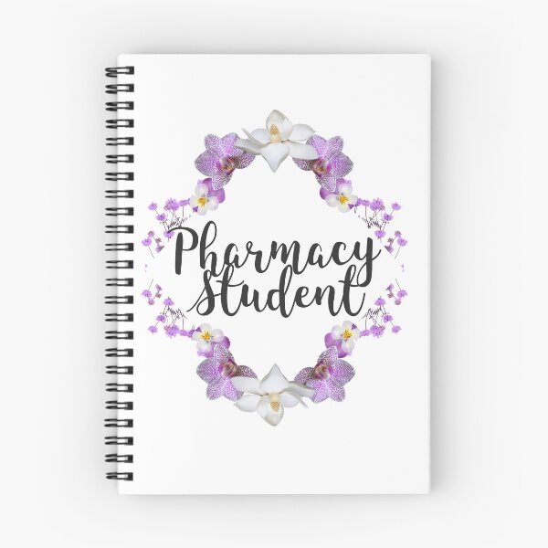 Item preview, Pharmacy Student Purple Floral Design designed and sold by PharmDLight.