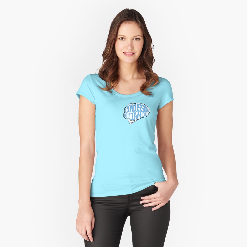 Item preview, Fitted Scoop T-Shirt designed and sold by ConcussionAlly.