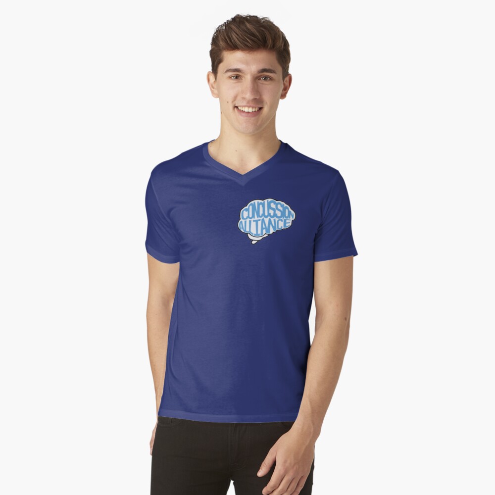 Item preview, V-Neck T-Shirt designed and sold by ConcussionAlly.