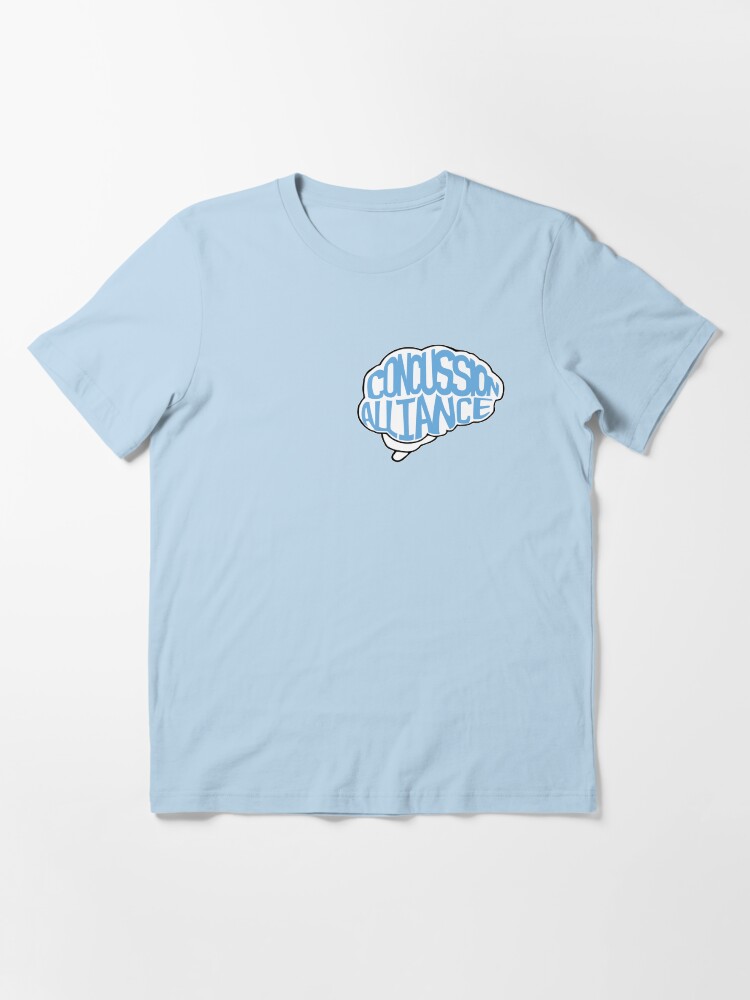 Thumbnail 3 of 7, Essential T-Shirt, Brain Artwork Concussion Awareness Logo designed and sold by ConcussionAlly.