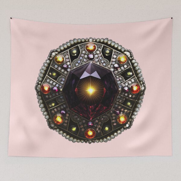 Item preview, A shield made of gems designed and sold by ArtPrintPal.