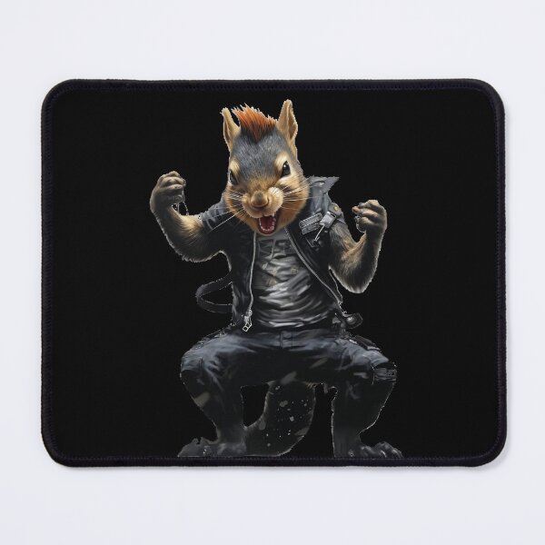 Item preview, Heavy metal squirrel designed and sold by pawmad.