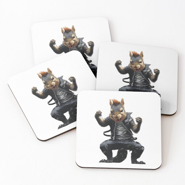 Item preview, Heavy metal squirrel designed and sold by pawmad.