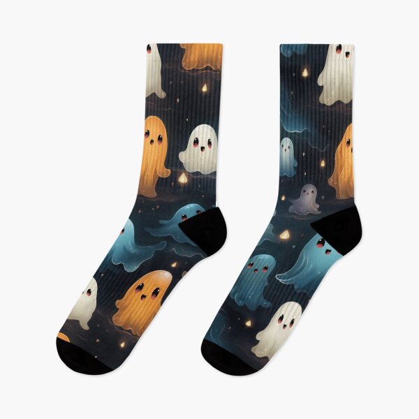 Item preview, Ethereal Echoes: Boo-tiful Ghosts Pattern designed and sold by KaleidoKiosk.