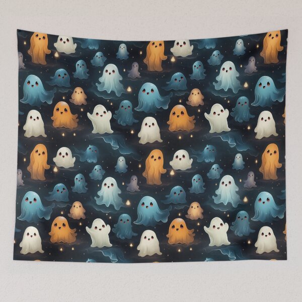 Item preview, Ethereal Echoes: Boo-tiful Ghosts Pattern designed and sold by KaleidoKiosk.