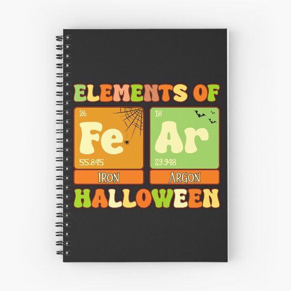 Item preview, Elements of Halloween Fear Funny and Cute Periodic Table Humor designed and sold by JoyOfHopeStore.