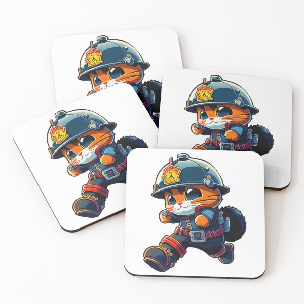 Item preview, Cat Fireman designed and sold by Gr8NSmol.