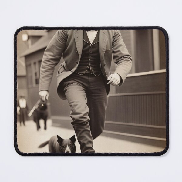 Item preview, Vintage Man Skateboarding With Dog designed and sold by Retro Salt.