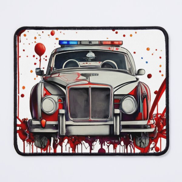 Item preview, Cop Car With Paint Splatters designed and sold by Silver-Lady-Cre.