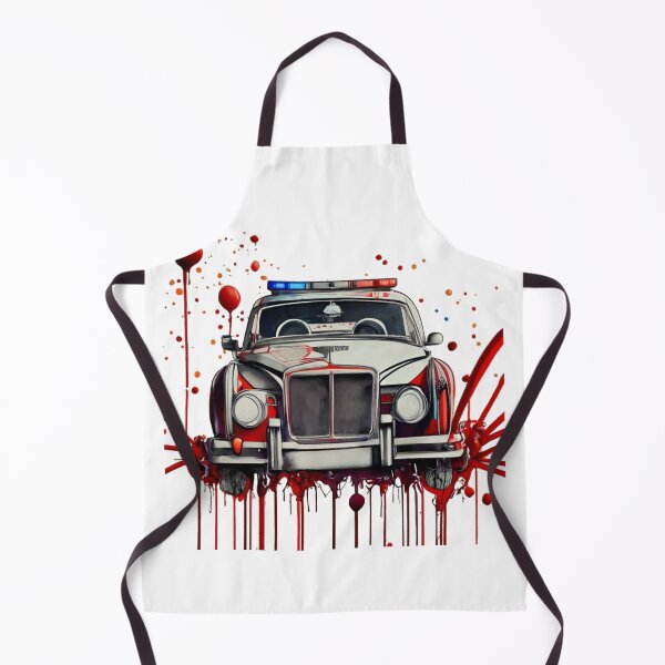 Item preview, Cop Car With Paint Splatters designed and sold by Silver-Lady-Cre.