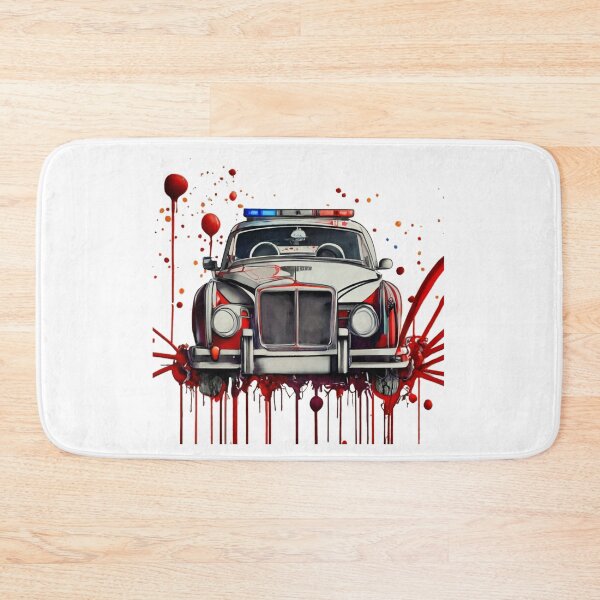 Item preview, Cop Car With Paint Splatters designed and sold by Silver-Lady-Cre.