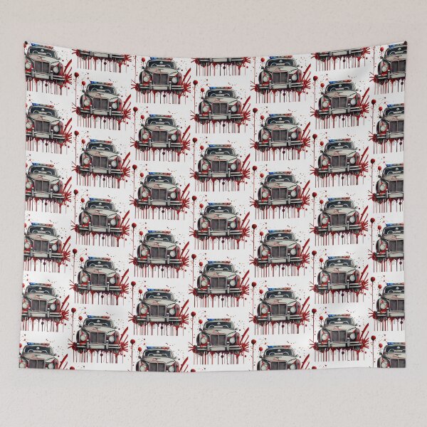 Item preview, Cop Car With Paint Splatters designed and sold by Silver-Lady-Cre.