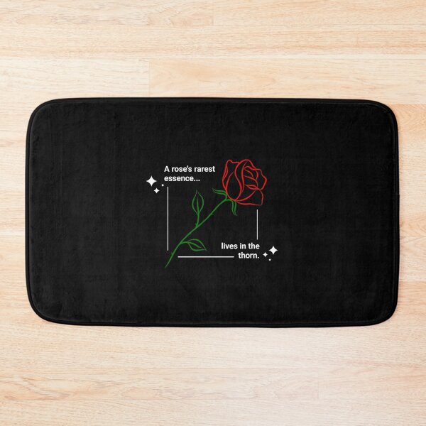 Item preview, Beautiful Simple Rose with Quote Aesthetic Simple Design version 2 designed and sold by Jabb12.