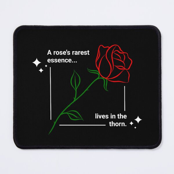 Item preview, Beautiful Simple Rose with Quote Aesthetic Simple Design version 2 designed and sold by Jabb12.