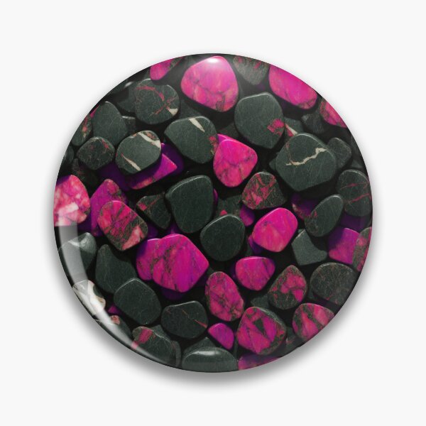 Item preview, Beautiful Smooth Colorful Pebbles Pattern - Pink And Black Marbles designed and sold by Moonsiess.