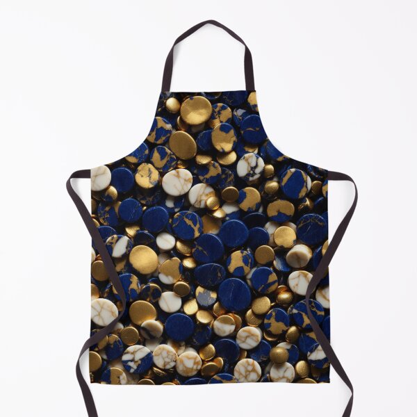 Item preview, Beautiful Smooth Colorful Pebbles Pattern - Blue Teal And Golden Marbles designed and sold by Moonsiess.