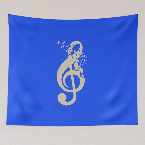 Item preview, Treble Clef -  Music Saxophone - Vintage designed and sold by barmalisiRTB.