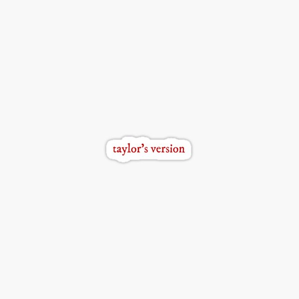 Item preview, Taylor Swift Taylor's Version Red designed and sold by luckydesigns111.