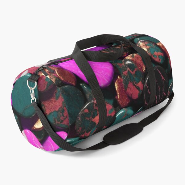 Item preview, Beautiful Smooth Colorful Pebbles Pattern - Purple Teal Rose Gold Marbles designed and sold by Moonsiess.