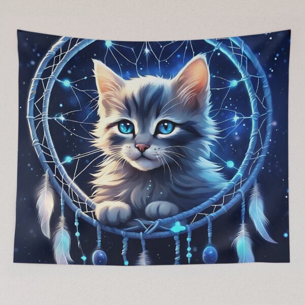 Item preview, Mystical Dreamcatcher Kitty! designed and sold by Zen-Hues.