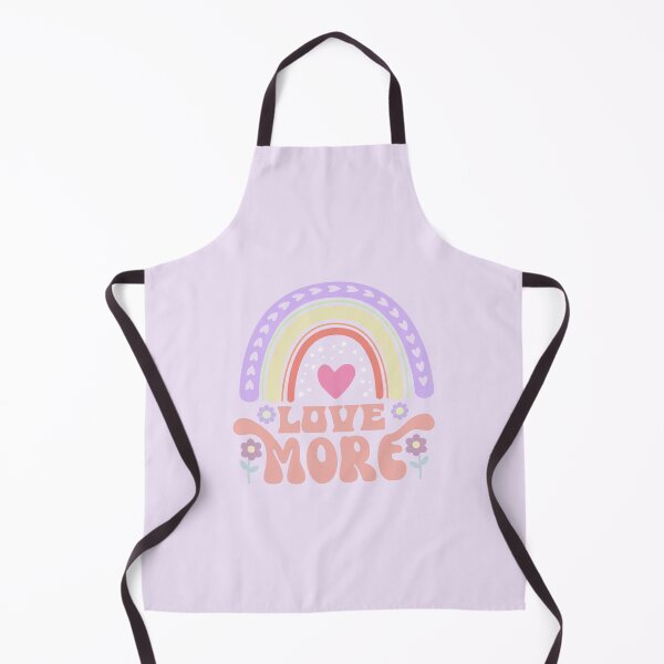 Item preview, Love More in soft colors flowers, hearts and rainbow designed and sold by coloryourwings.