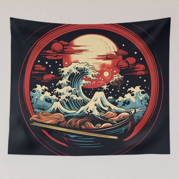 Item preview, "Ramen, Noodles & Katana: Japanese Art" designed and sold by Art-Vortex-fr.
