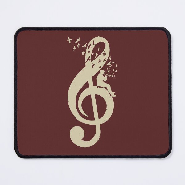 Item preview, Treble Clef - Music Bugle - Vintage designed and sold by barmalisiRTB.