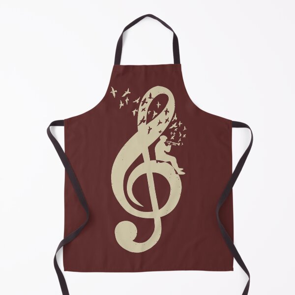 Item preview, Treble Clef - Music Bugle - Vintage designed and sold by barmalisiRTB.