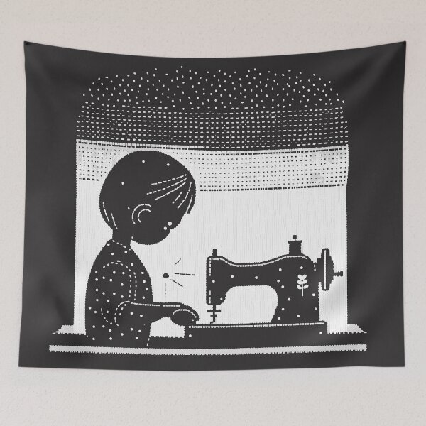 Item preview, Sewing and embroidery designed and sold by UrbanHedgehog.