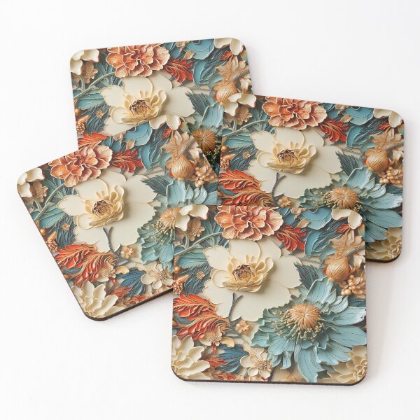 Item preview, Japanese Satsuma Ceramic Tile Design I: Garden in Bloom designed and sold by stevepmp.