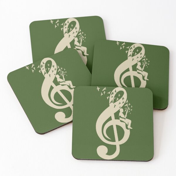 Item preview, Treble Clef - Music Bassoon - Vintage designed and sold by barmalisiRTB.