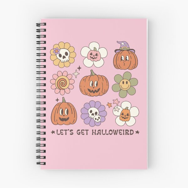 Item preview, Let's Get Halloweird Cute Candy Hearts Pink Pumpkins  designed and sold by ArtMeetsPizza.