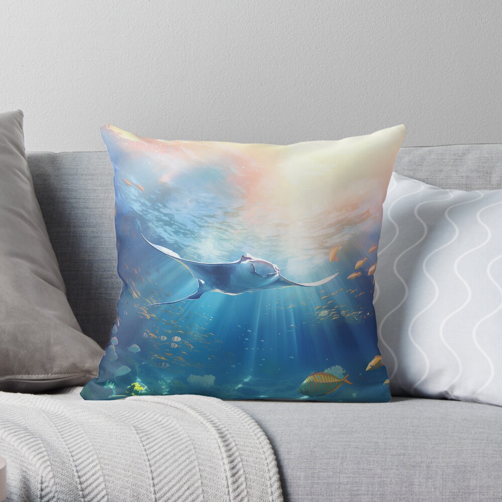 Item preview, Throw Pillow designed and sold by Dogs-x-Dragons.