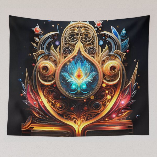 Item preview, “Bookish Art in Neon” designed and sold by Art-Vortex-fr.