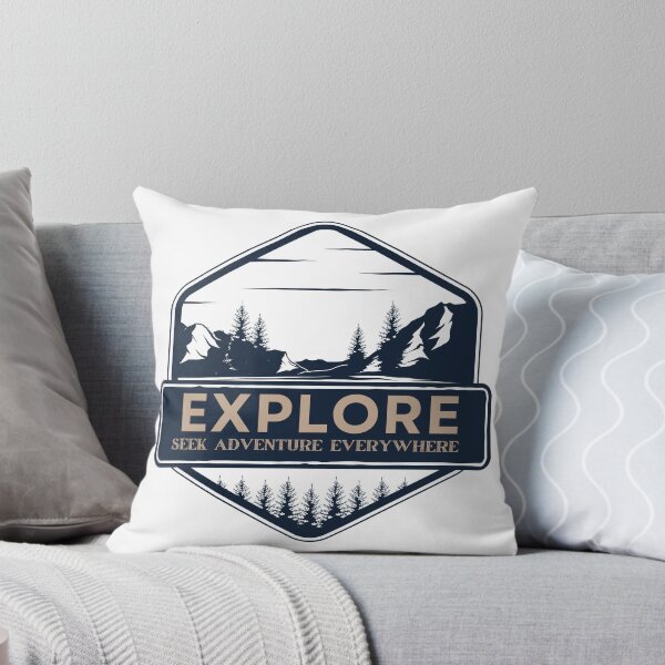 Item preview, Mountain Horizon Explore Icon designed and sold by LittleCabinLife.