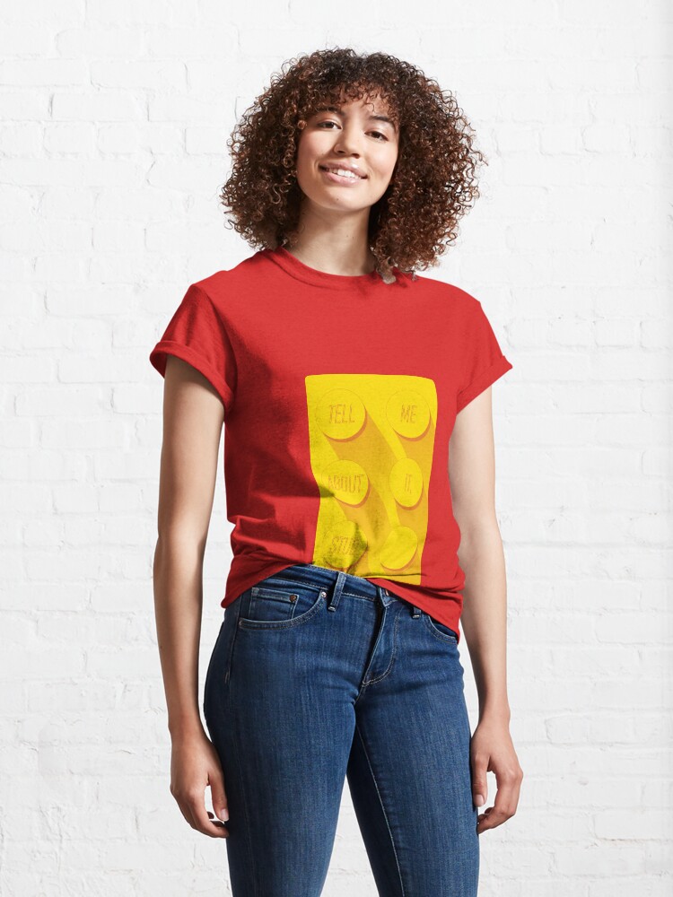Thumbnail 4 of 7, Classic T-Shirt, Tell Me About It, Stud. designed and sold by cgsketchbook.