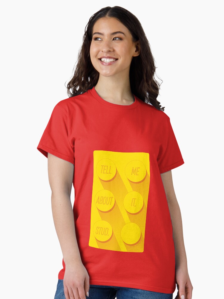 Thumbnail 2 of 7, Classic T-Shirt, Tell Me About It, Stud. designed and sold by cgsketchbook.