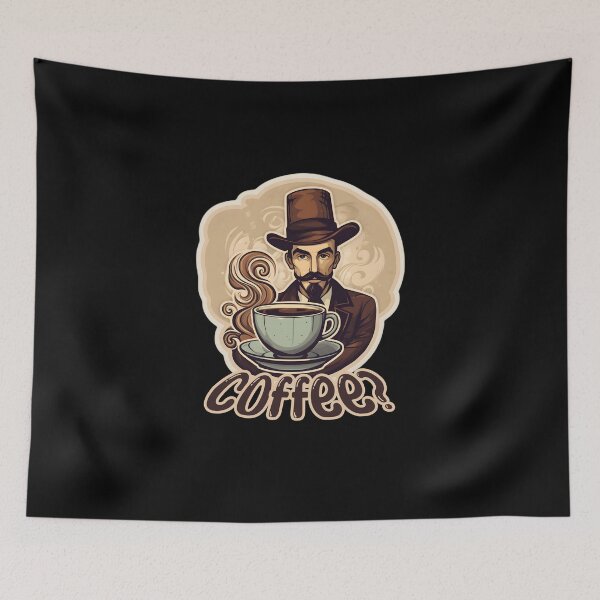 Item preview, Coffee? First I Drink The Coffee Retro Style designed and sold by DafraDesign.