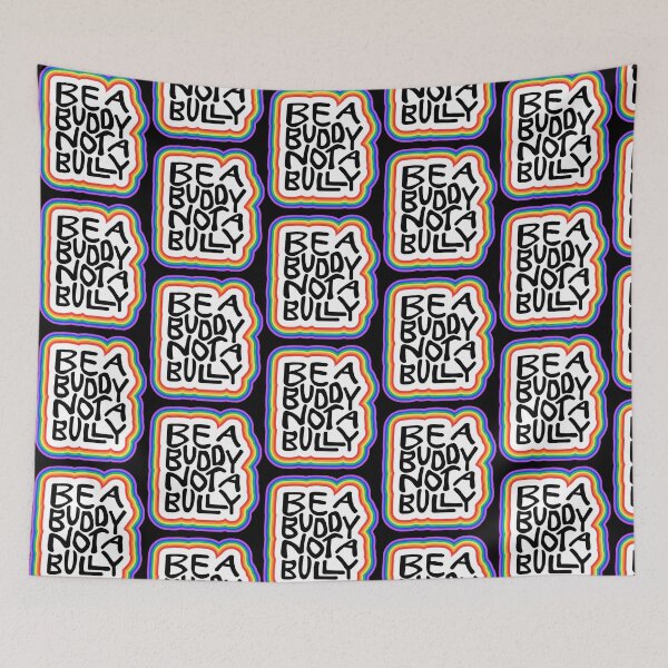 Item preview, Be A Buddy Not A Bully Word Art designed and sold by Unhinged Heather.