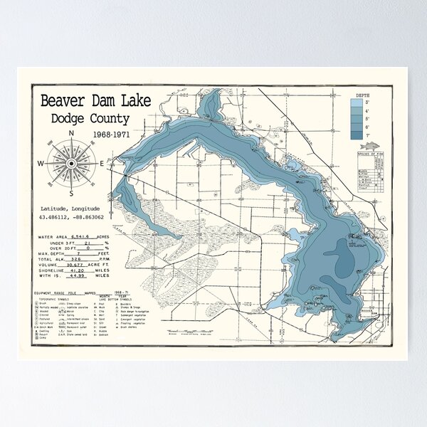 Item preview,  Beaver Dam Lake WI Dodge County designed and sold by Jean Plout.
